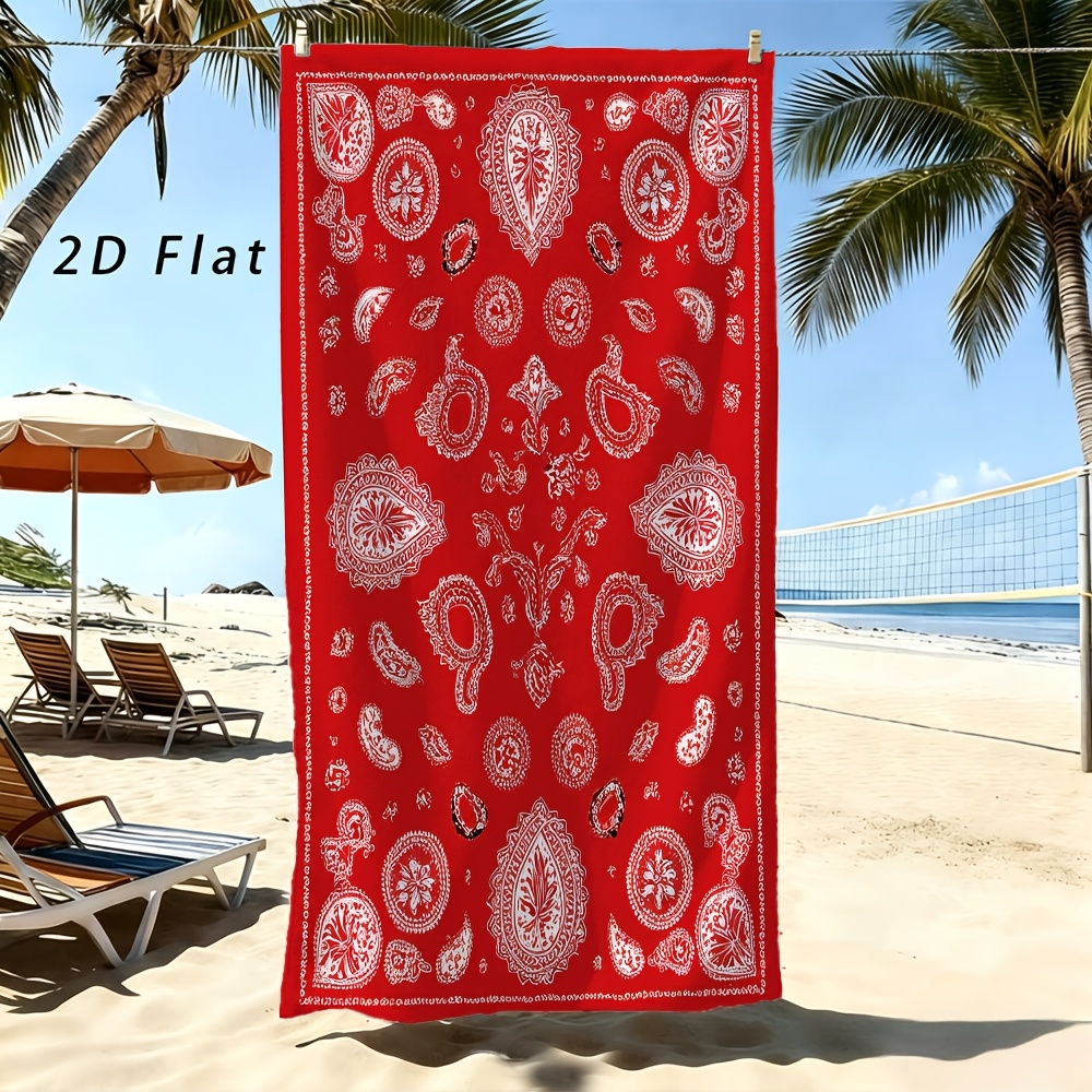 منشفة شاطئ كلاسيكية بنمط البان - مراجعة Woven Scarf Blanket وسعره