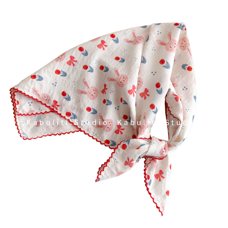 وشاح مربع من القطن والكتان 58  - مراجعة Ascot Neck Scarf وسعره
