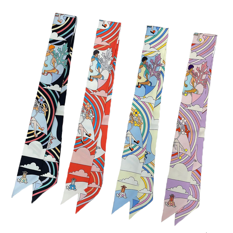 النساء 100% التوت وشاح حريري ل - مراجعة Ascot Neck Scarf وسعره
