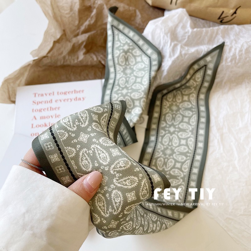 مجموعة سلسلة الحرير وشاح من ال - مراجعة Ascot Neck Scarf وسعره