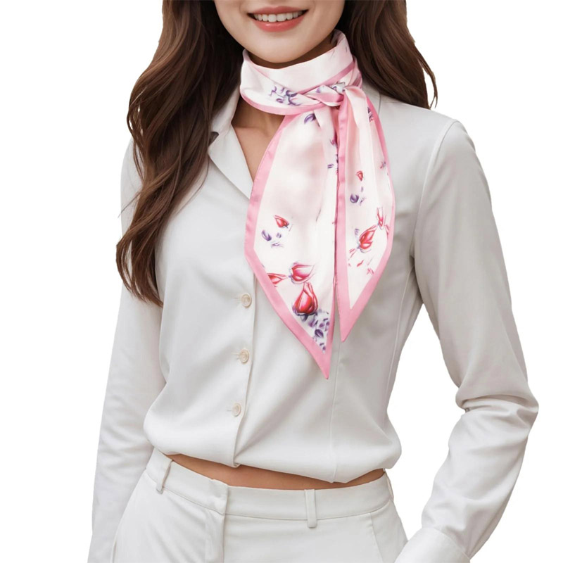 موضة المشارب فيونكة شعر وشاح ا - مراجعة Ascot Neck Scarf وسعره