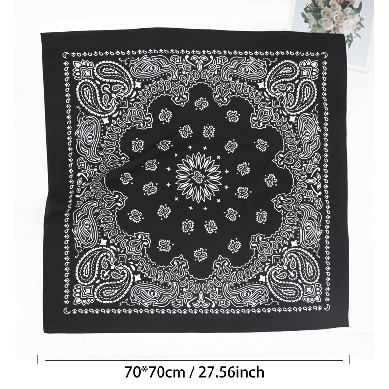وشاح باندانا كبير للجنسين مقاس - مراجعة Bandana Cotton وسعره