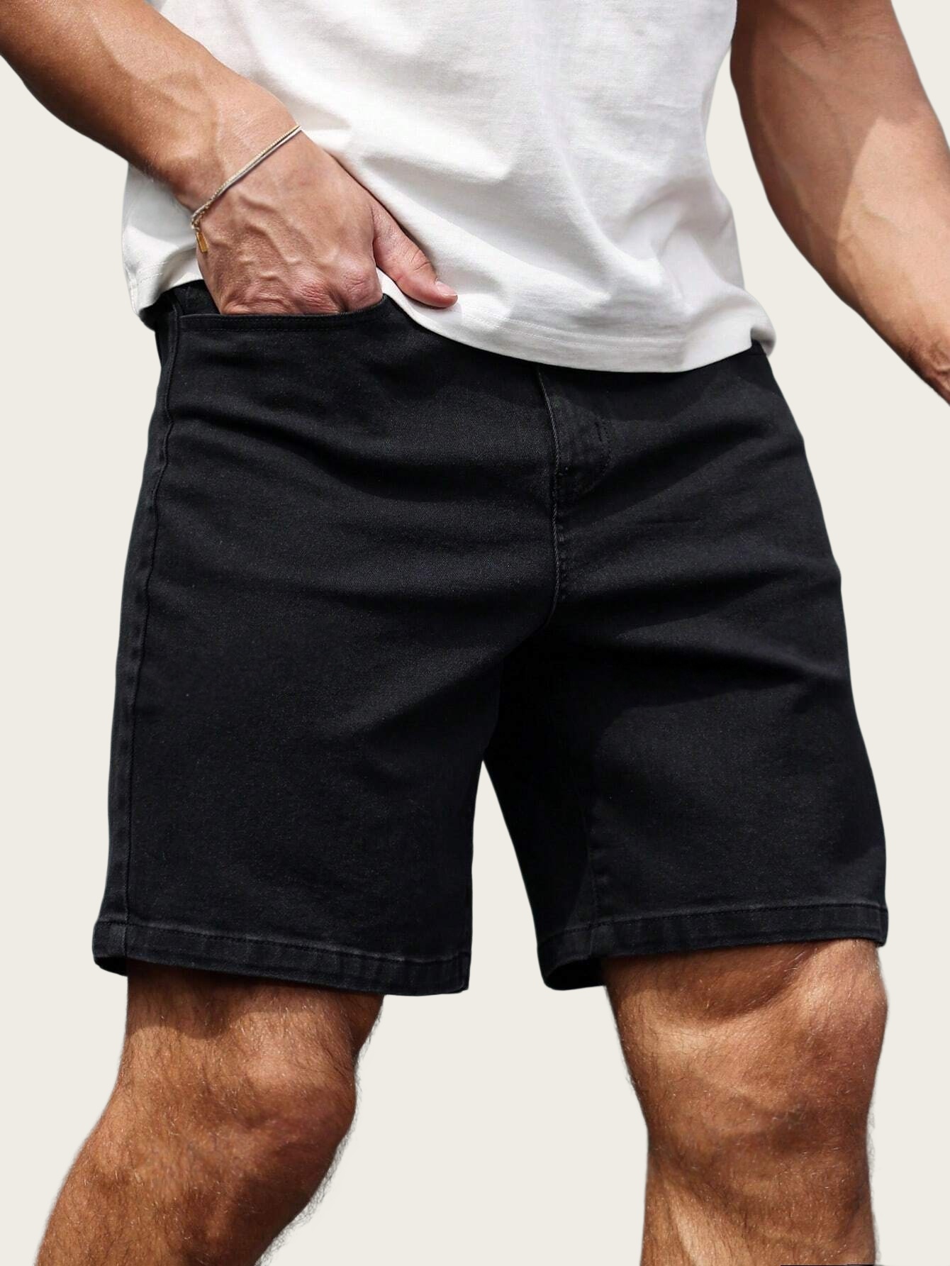 شورت جينز رجالي أسود نقي ضيق و - مراجعة Levis Jeans 501 وسعره