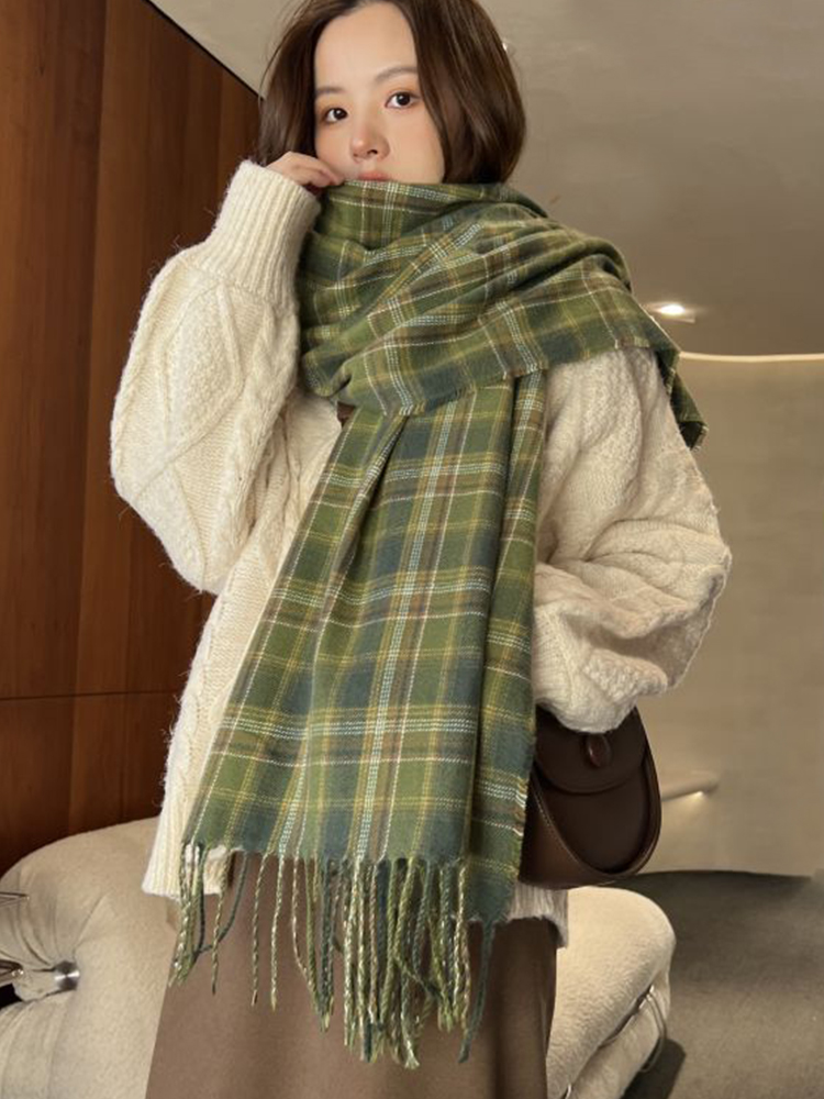وشاح نسائي جديد من الكشمير الم - مراجعة Woven Scarf Blanket وسعره