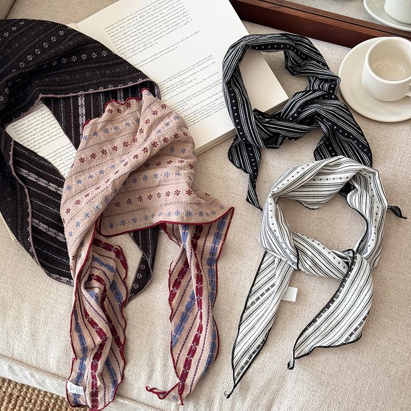 وشاح مثلث من القطن والكتان بطب - مراجعة Bandana Cotton وسعره